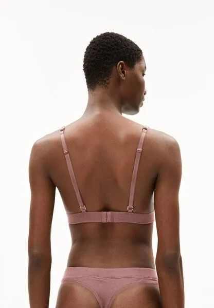 ARMEDANGELS ARMEDANGELS OSILAARI RIB Damen Ripp-Triangle Bralette aus Bio-Baumwoll Mix, Light berry, – Produktbild 2 von 4