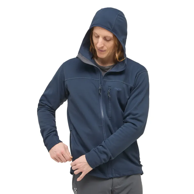 Haglöfs Kapuzenjacke Haglöfs Rosson Mid, Blau, – Produktbild 1 von 1