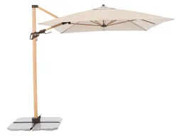 Doppler doppler Pendelschirm "Alu Wood AX Ultra" 300 x 220 cm, Esche hell, natur – Produktbild 1 von 1