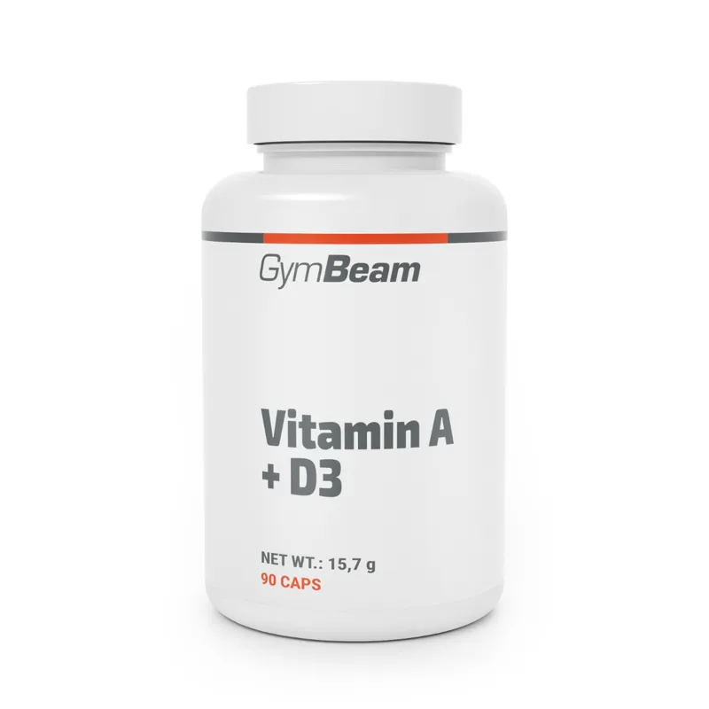 GymBeam GymBeam Vitamin A + D3 90 Kapseln – Produktbild 1 von 1