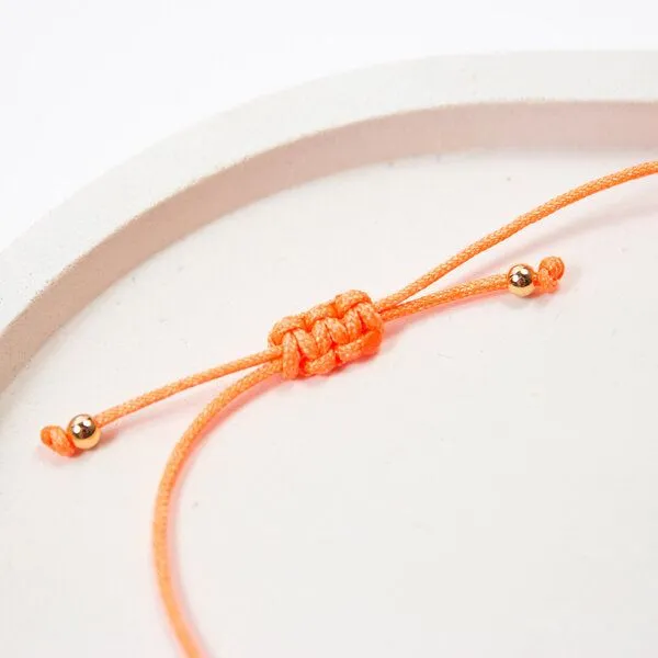 Bow & Hummingbird Bow & Hummingbird Armband auf Karte - Fisch, Neon-orange, – Produktbild 4 von 4