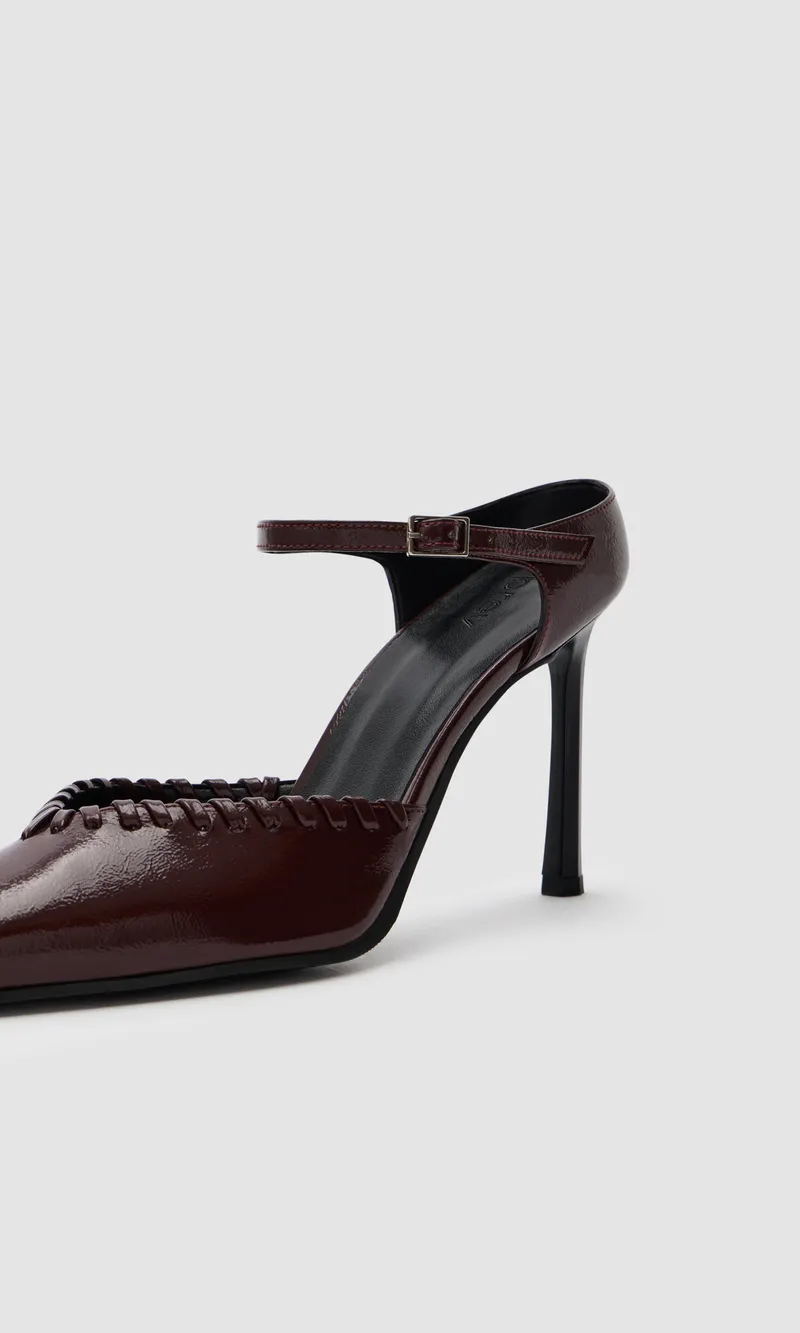 Prev Prev Damen vegan High Heels Grace In Deep Plum, Violett, – Produktbild 1 von 2