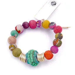 Worldfinds Worldfinds Kantha Armband Gilded Bobin – Produktbild 1 von 1