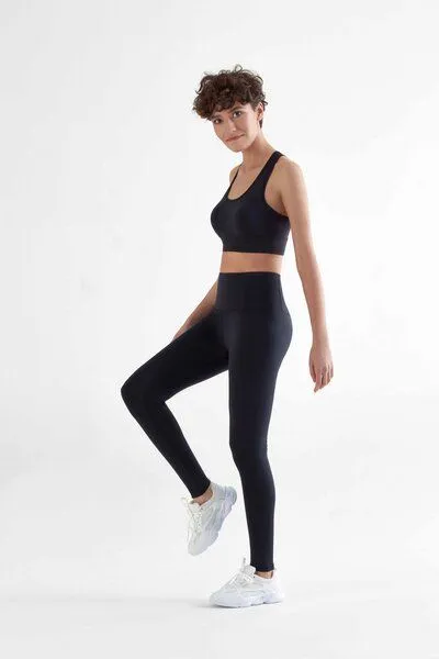 True North TRUE NORTH Bio-Damen-Sport-Leggings, schwarz, Gr. XL – Produktbild 4 von 5