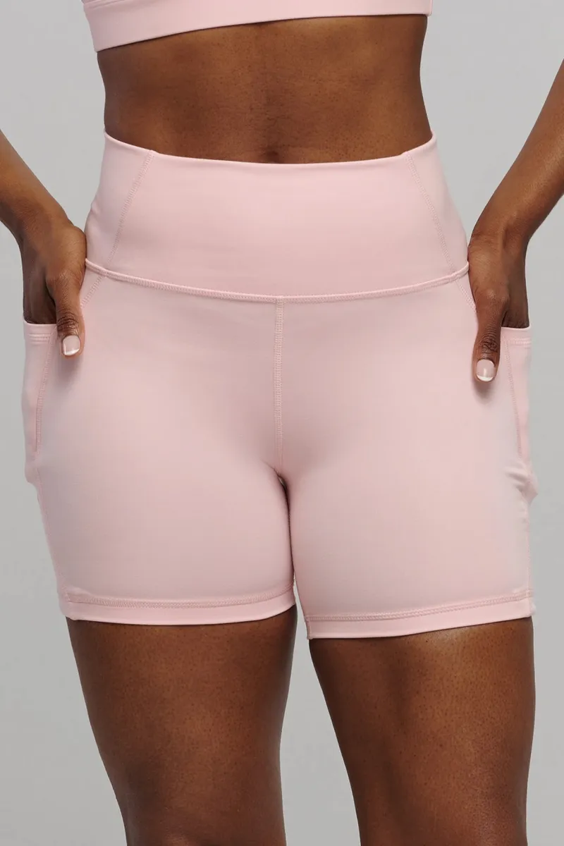 SEAAV SEAAV Damen vegan Biker Shorts Seabreeze 5" Strawberry Cream, Hell-pink, – Produktbild 2 von 2