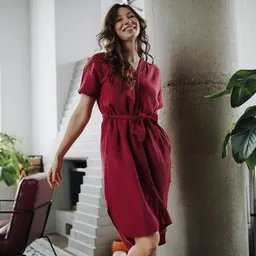 NORDLICHT NORDLICHT Damen Musselin Blusen Kleid aus 100% Bio-Baumwolle ELLA – Produktbild 1 von 1