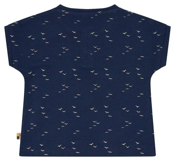 loud + proud loud + proud Babys & Kinder T-Shirt Slub Jersey, GOTS-zertifiziert, Ultramarine(blau), – Produktbild 2 von 3
