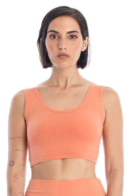 RAVENS VIEW IBIZA RAVENS VIEW IBIZA Damen vegan Yoga Top Aprikose, Orange, – Produktbild 2 von 2