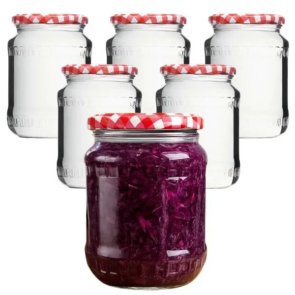 mikken mikken Einmachgläser 720ml mit Schraubdeckel TO82 – Produktbild 3 von 8
