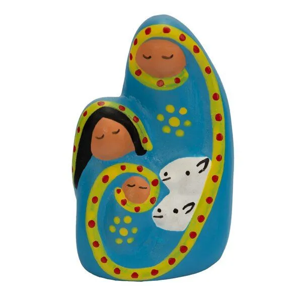 El Puente El Puente Heilige Familie | Fair Trade & Handmade aus Peru, Mehrfarbig, – Produktbild 1 von 3