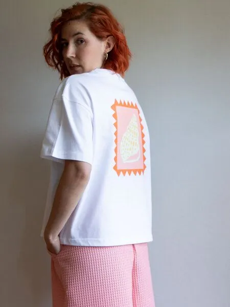 Ecostories Ecostories Damen T-Shirt – Shell Mail – Produktbild 2 von 4