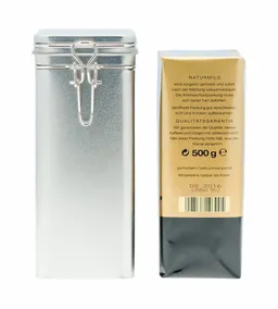 DS DS Eckige Vorratsdose / Kaffeedose für Kaffee, Tee, Müsli, Lebensmittel – Produktbild 1 von 1