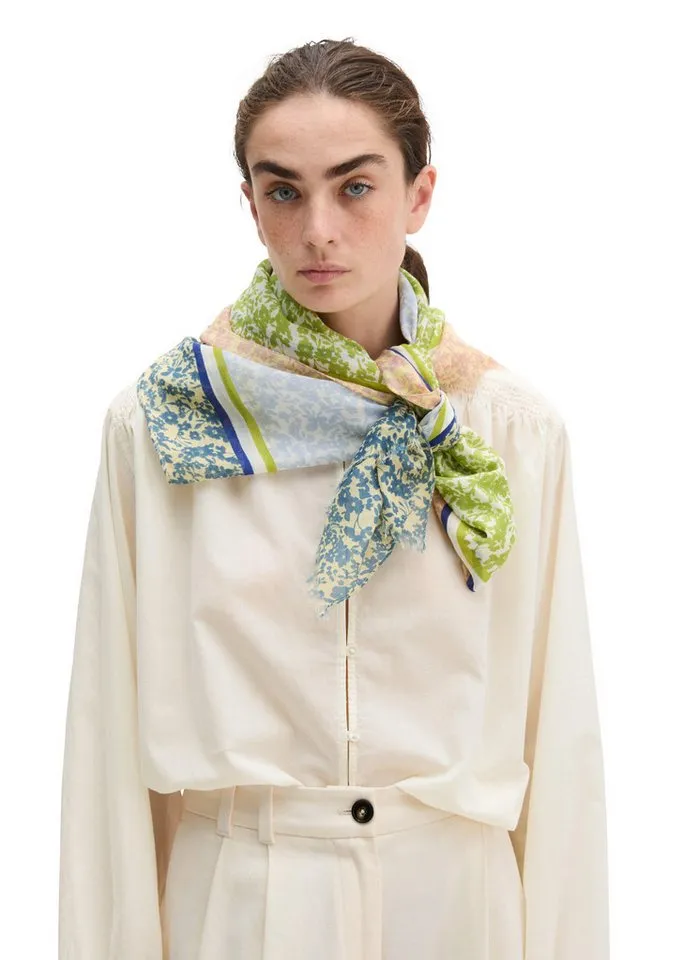 Marc O'Polo Marc O'Polo Schal mit TENCEL™ Lyocell, Grün, – Produktbild 3 von 3