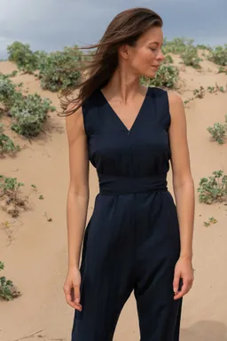 WiDDA Widda Damen vegan Jumpsuit Anibas Dunkelblau – Produktbild 1 von 1