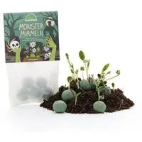 Die Stadtgärtner Die Stadtgärtner 5 Blumenmurmeln im Tütchen "Monstermurmeln" - Geschenk & Giveaway für Halloween – Produktbild 1 von 1