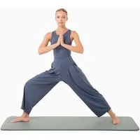 ORGANICATION ORGANICATION PEENY | Weit geschnittene Hose aus recyceltem Polyamid, Soft indigo, – Produktbild 1 von 1