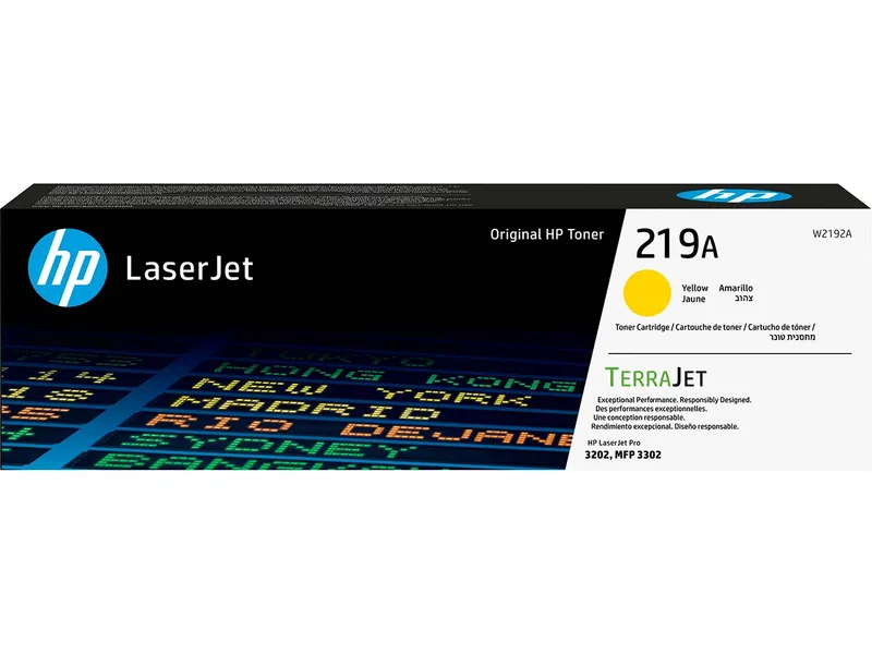 Hewlett Packard HP Druckkassette W2192A, Nr. 219A gelb – Produktbild 1 von 1