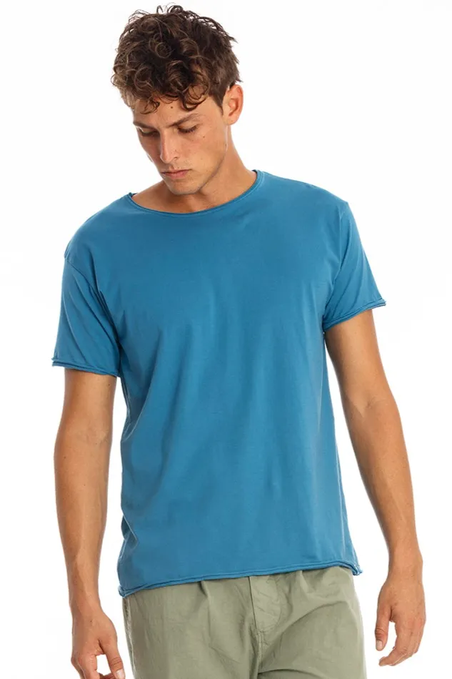 RAVENS VIEW IBIZA RAVENS VIEW IBIZA Herren vegan T-Shirt Rundhalsausschnitt Wild Maui Blau, Blau, – Produktbild 2 von 2