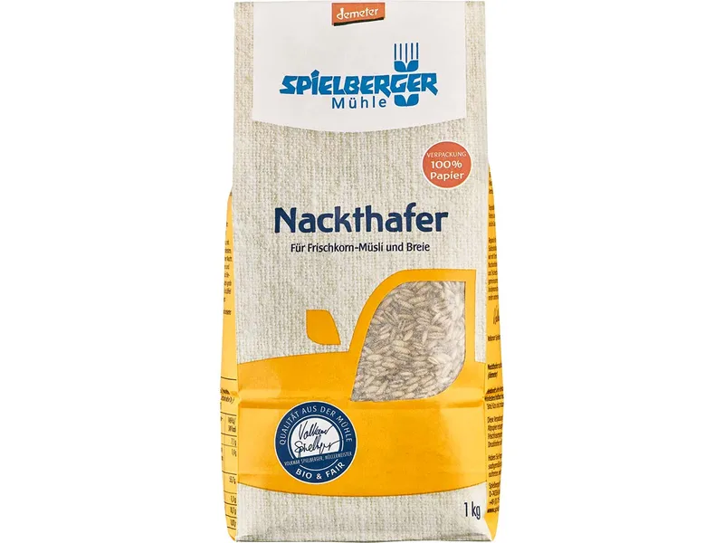 Spielberger Mühle Spielberger Mühle Bio-Nackthafer, 1 kg – Produktbild 1 von 1