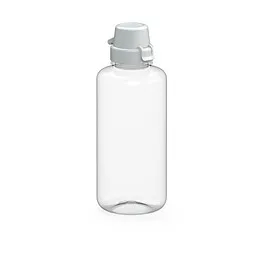 elasto elasto Trinkflasche School, 1 l, RENEW, transparent/weiss – Produktbild 1 von 1