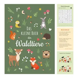 Ideenverlag Hamburg Ideenverlag Hamburg 10 Waldtiere Mitmachbücher im Taschenformat | Nachhaltige Beschäftigungshefte für Kinder von 5–8 Jahren – ideal als Mitgebsel & Geschenk – Produktbild 1 von 1