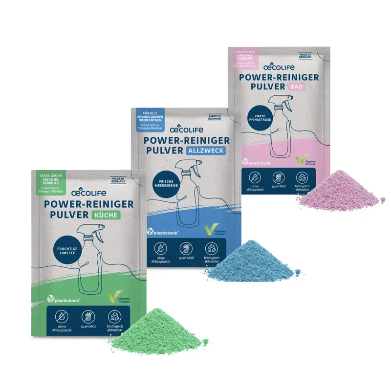 oecolife Shop Free Starter-Set Reinigungspulver – Produktbild 1 von 1