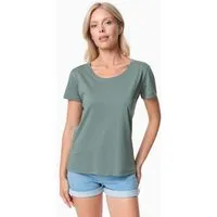 ORGANICATION ORGANICATION TIJEEN | T-Shirt aus TENCEL Modal und Bio-Baumwolle, Green tea, – Produktbild 1 von 1