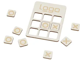 Tic Tac Toe "Drei Gewinnt" inkl. 1-farbigem Aufdruck – Produktbild 1 von 1