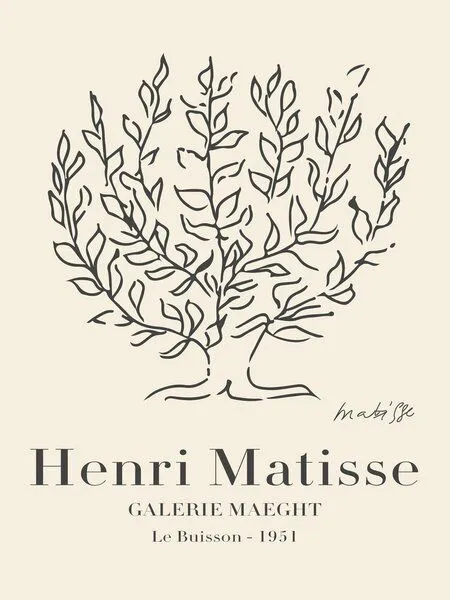 Photocircle Photocircle Poster / Leinwandbild - Matisse - Le Buisson – Produktbild 1 von 4