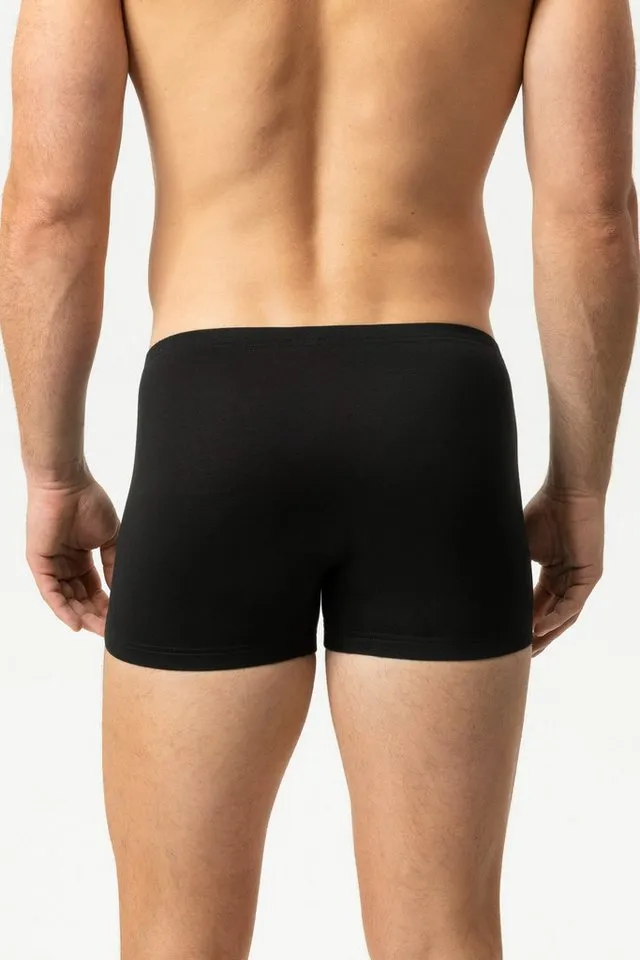 mey mey Trunk Mey Herren Shorty Serie Network Uni Shorties (1-St., 1) Lyocell-Mix, Single Jersey, hautfreundlich, klassischer Sitz, Schwarz, – Produktbild 4 von 4