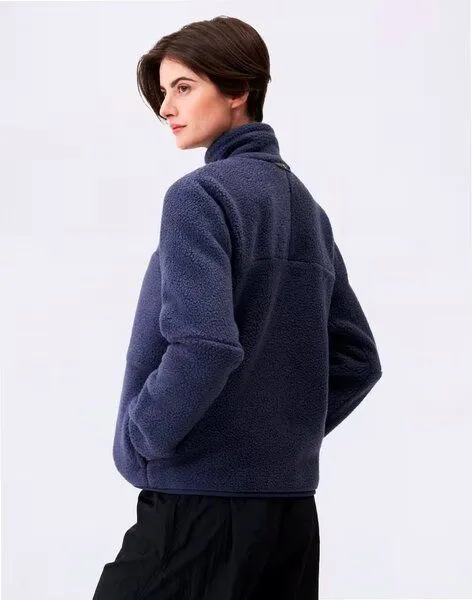 PINQPONQ pinqponq Fleece Jacket - Eternal Olive - Peat black (Female), Future dusk (violett), – Produktbild 1 von 4