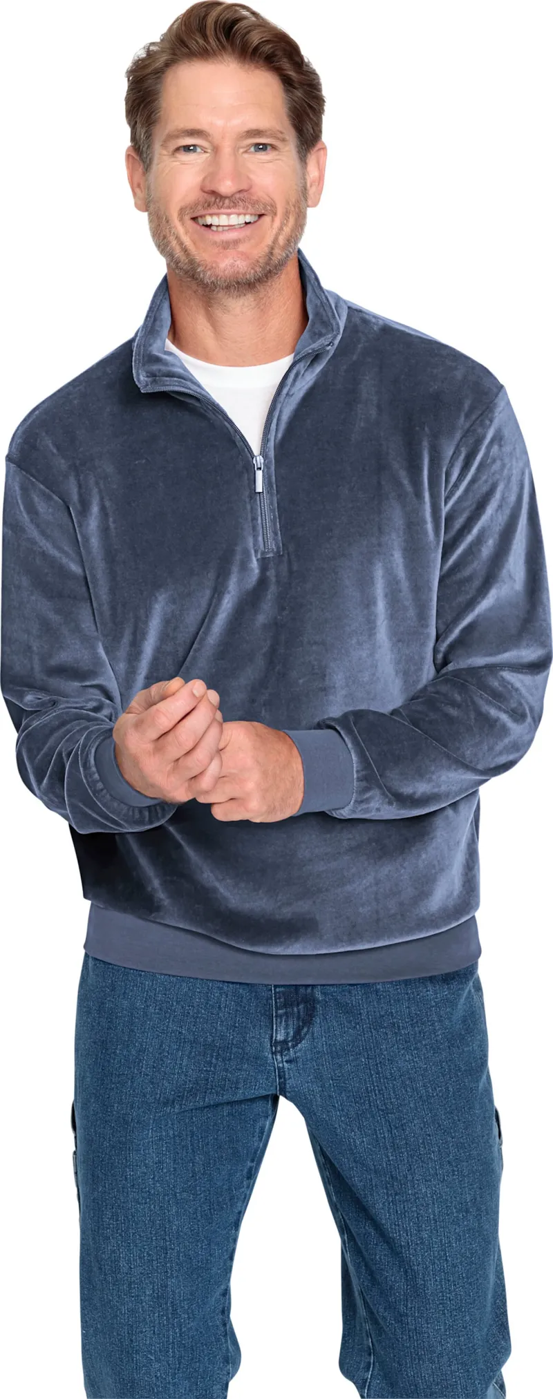 Catamaran Nicki-Sweatshirt, Rauchblau, – Produktbild 2 von 2