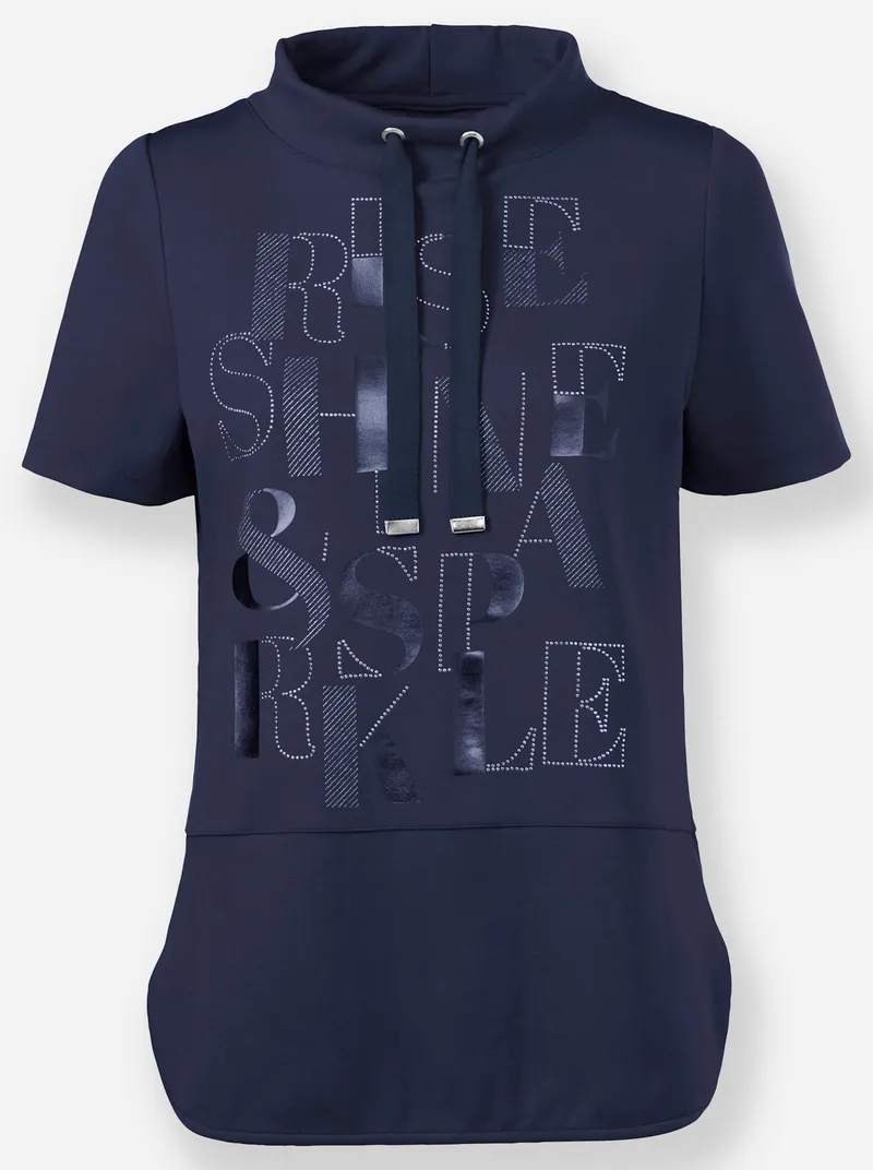 heine Kurzarmshirt marine, Marine, – Produktbild 1 von 2