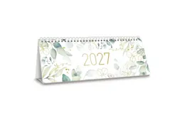 Häfft Häfft Tischkalender 2027 mit Aufsteller, Blattgold – Produktbild 1 von 1