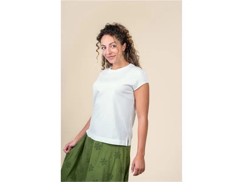 Living Crafts Living Crafts Damen T-Shirt (100% Bio-Baumwolle), Weiß, – Produktbild 7 von 8