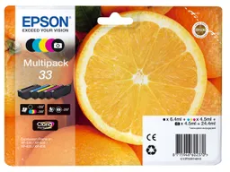 Epson Epson Tintenpatronen T3337/ 33 schwarz, cyan, magenta, gelb, photoschwarz, 5er-Set – Produktbild 1 von 1