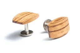 BeWooden BeWooden Manschettenknöpfe "Lini" aus Holz – Produktbild 1 von 1