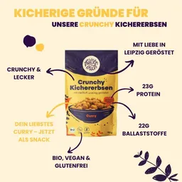 Hülsenreich Hülsenreich Bio Crunchy Kichererbsen Curry – Produktbild 1 von 1