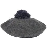 Silkroad - Diggers Garden Silkroad - Diggers Garden SILKROAD Baskenmütze ERICA Franzosenmütze mit Bommel aus 100% Wolle, Anthrazit, – Produktbild 1 von 1