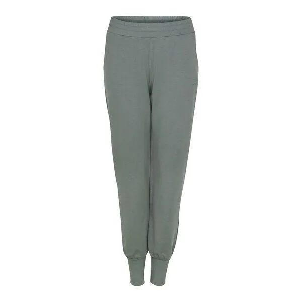 Jaya Jaya MANDY - Damen - perfekt sitzende Jogger-Pants für Yoga und Freizeit in softem French Terry aus elastischer Biobaumwolle, Agave/grün, – Produktbild 2 von 3