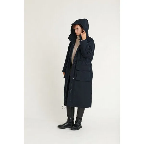 Basic Apparel Basic Apparel Wintermantel Ajlin Parka aus recyceltem Polyester, Blau (sky captain), – Produktbild 2 von 2