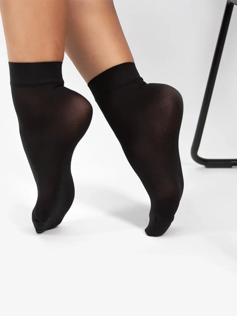 erlich textil erlich textil Elsa Feinstrümpfe aus Evo, made in Europe, Schwarz, – Produktbild 1 von 3