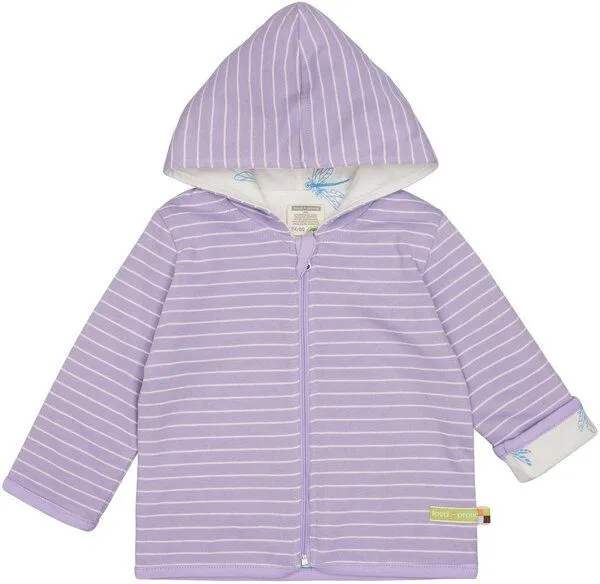loud + proud loud + proud Babys & Kinder Wendejacke mit Kapuze, GOTS-zertifiziert, Lilac(lila), – Produktbild 2 von 3