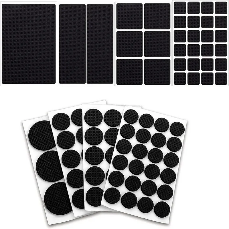 FELIXLEO Möbelfuß Anti Rutsch Pads Selbstklebend Möbel Füße Schutz Gummi, (93-St) – Produktbild 2 von 4