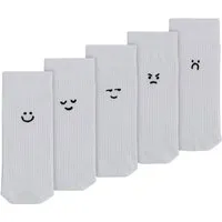 MELA Gerippte Socken mit Stickerei, 5 er Pack – Produktbild 1 von 1