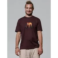 watapparel watapparel T-Shirt Unisex Sloth, Red brown, – Produktbild 1 von 1