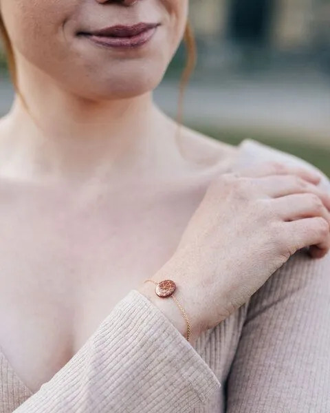 lille mus lille mus Porzellan-Armband GEO, Weiß, – Produktbild 2 von 3