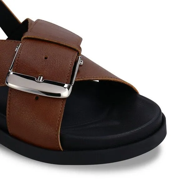 Nae Vegan Shoes Nae Vegan Shoes NAE | Luna - Vegane Sandale, Brown, – Produktbild 3 von 4