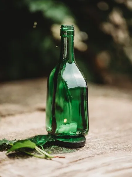 MaBe MaBe Windlicht aus dem fränkischen Bocksbeutel - Danish Design, Transparent, – Produktbild 4 von 4