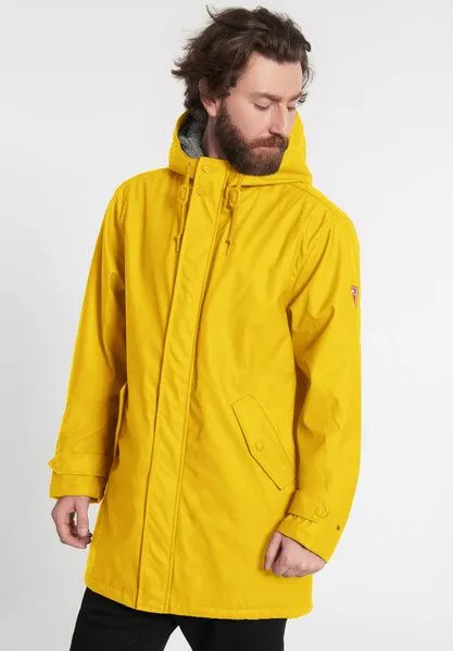 derbe derbe Regenjacke „Trekholm“, Yellow grey, – Produktbild 1 von 4